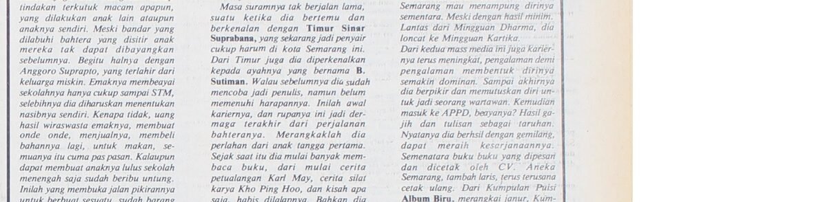 Berita dari Berita Yudha 26 April 1983