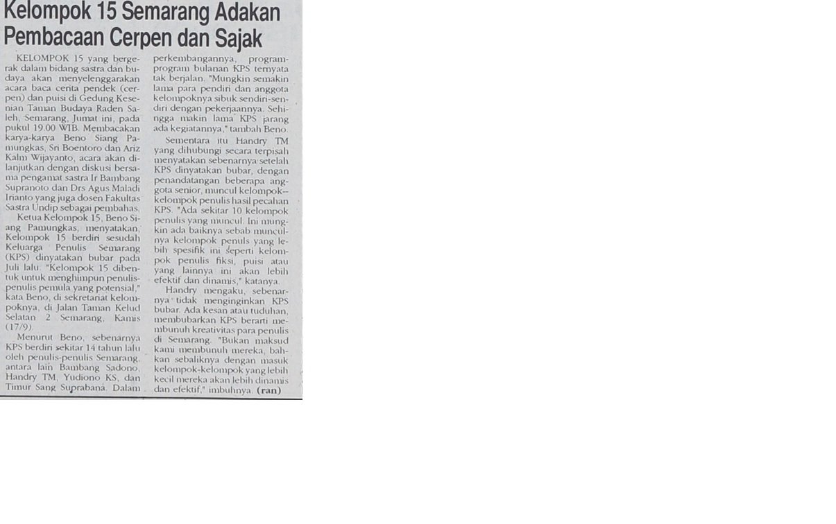 Berita dari Bernas 18 September 1992