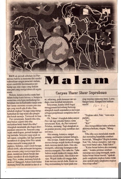 Cerpen dari Suara Merdeka 24 Maret 1996