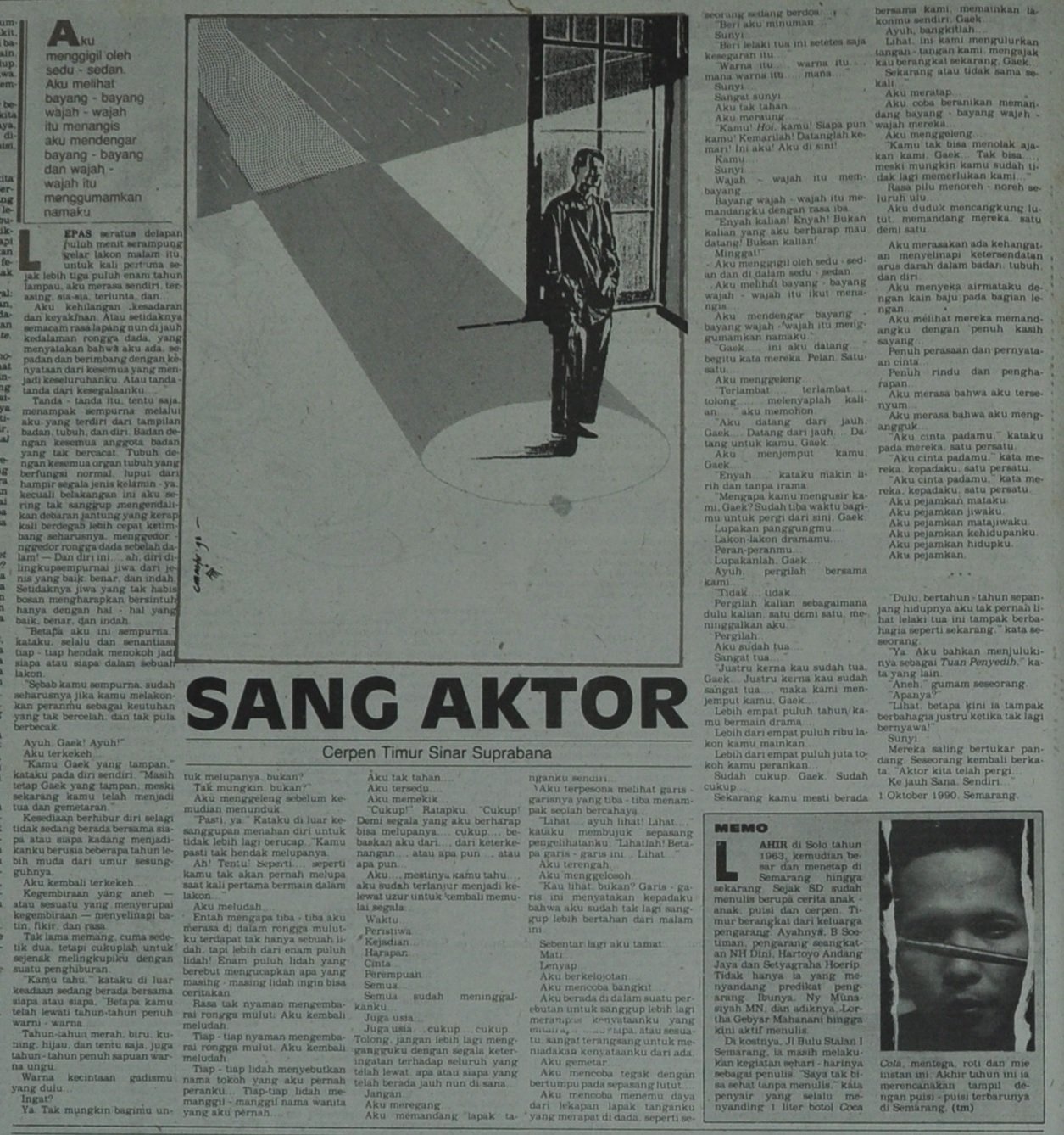 Cerpen dari Suara Merdeka 14 Oktober 1990