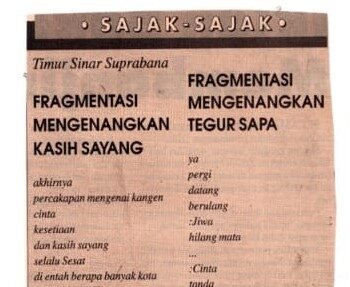 Puisi dari Suara Merdeka 18 Agustus 1997