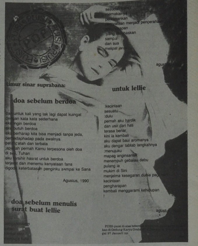Puisi dari Suara Merdeka 27 Januari 1991