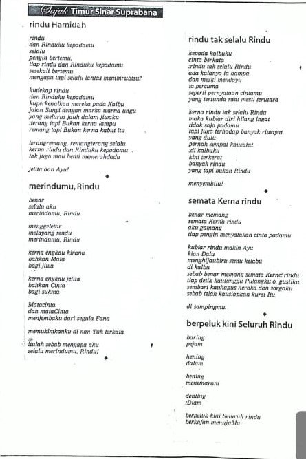 Puisi dari Suara Pembaruan 22 Juni 2008
