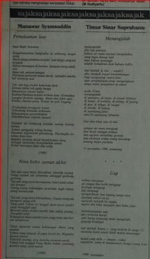 Puisi Wawasan 2 Desember 1990